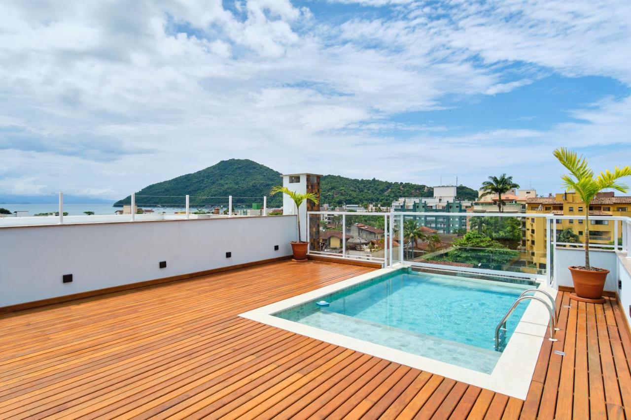 Orla Ubatuba 300 Metros - Ar Condicionado, Varanda Gourmet Exterior foto